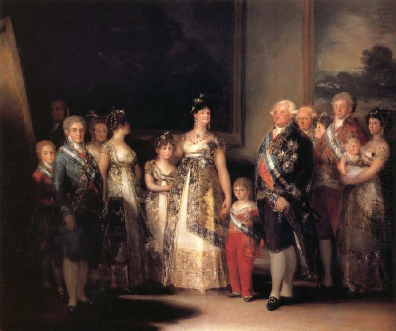 Francisco Goya Family of Carlos IV china oil painting image